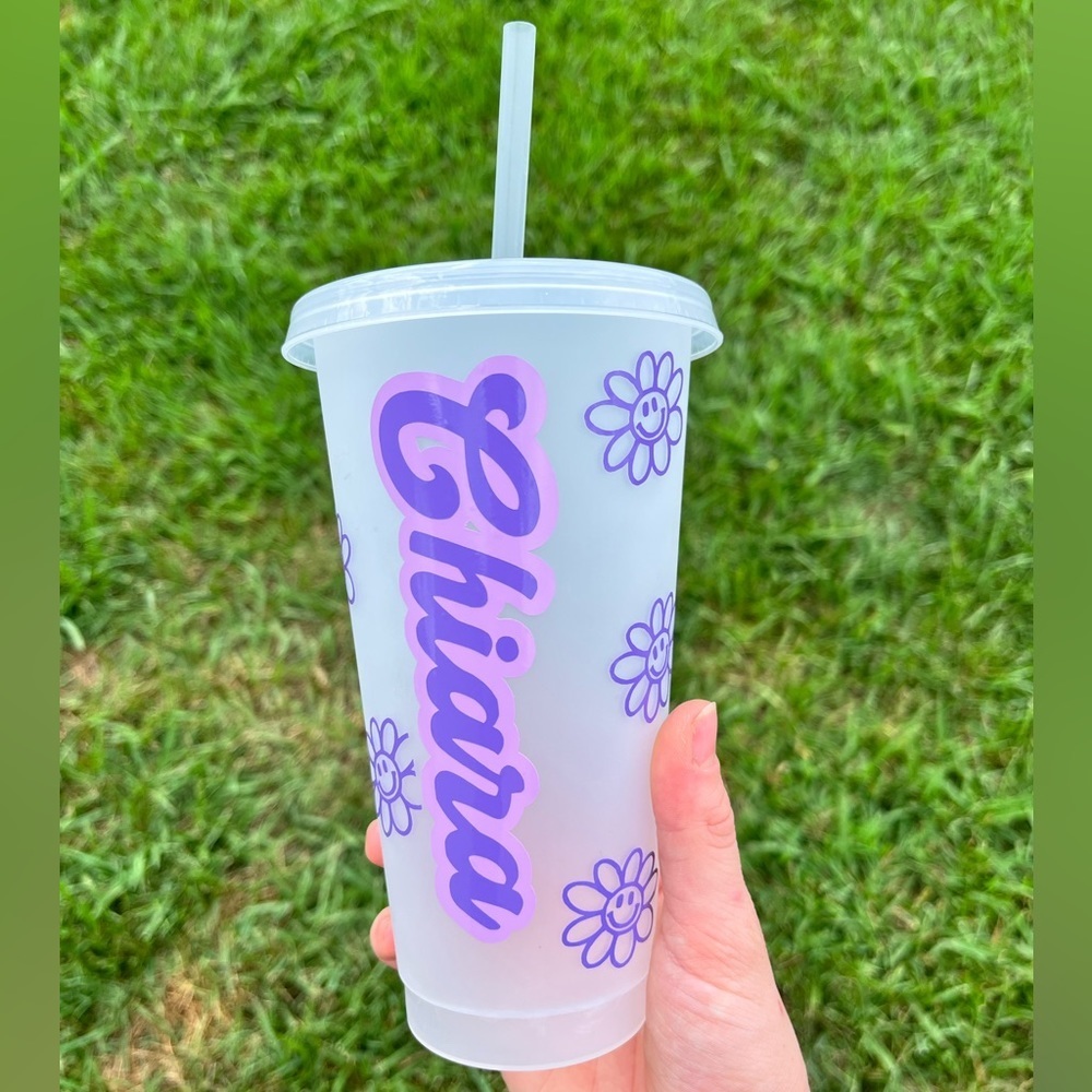 Personalized Smiley Face Cup